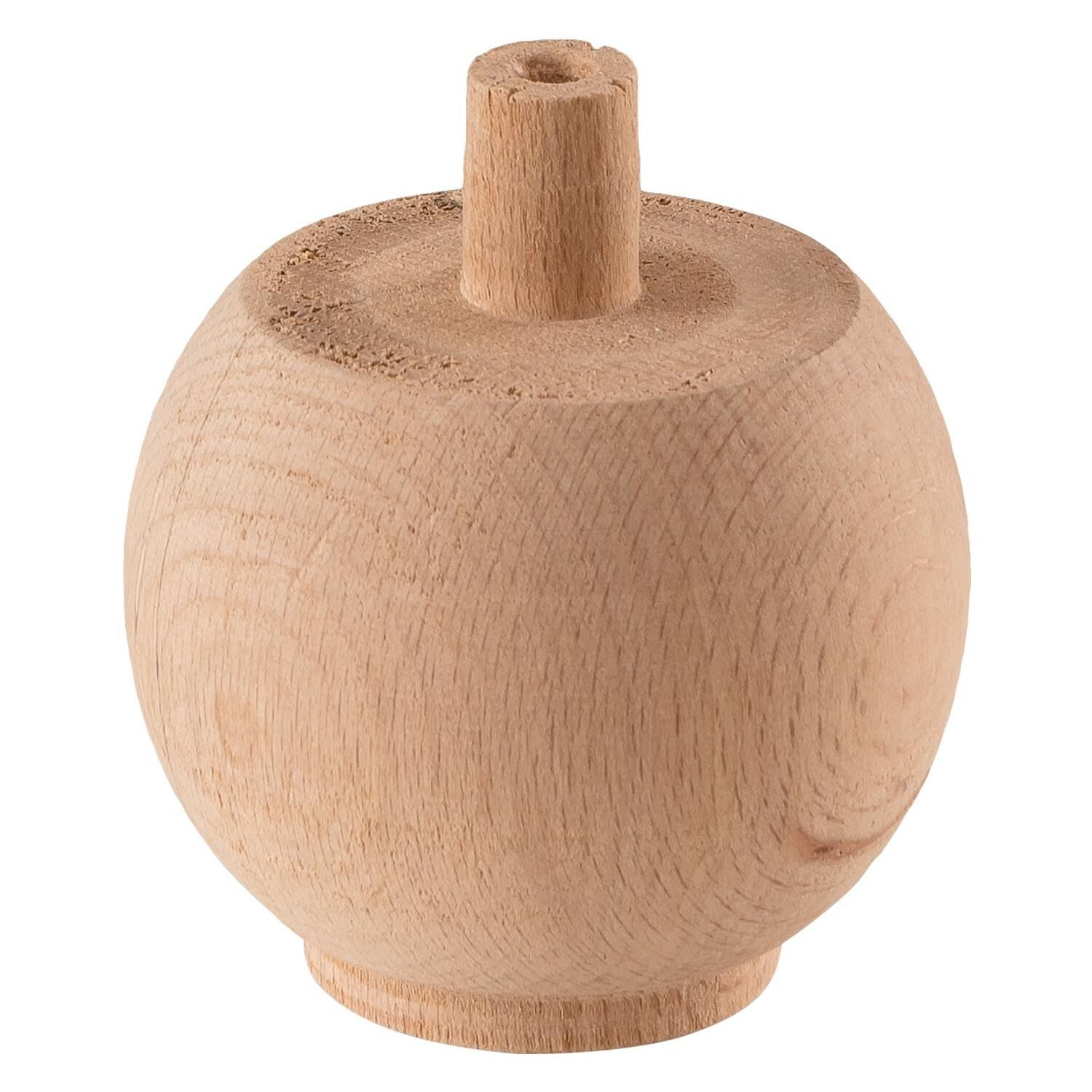 Torna Ahşap Ayak Komidin Dresuar Koltuk Ayağı Desenli 7x7x8 cm