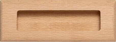 Ham Boyasız Kapı Çekmece Kapak Daire Topuz Kulp 110X35X18 mm (T-2)