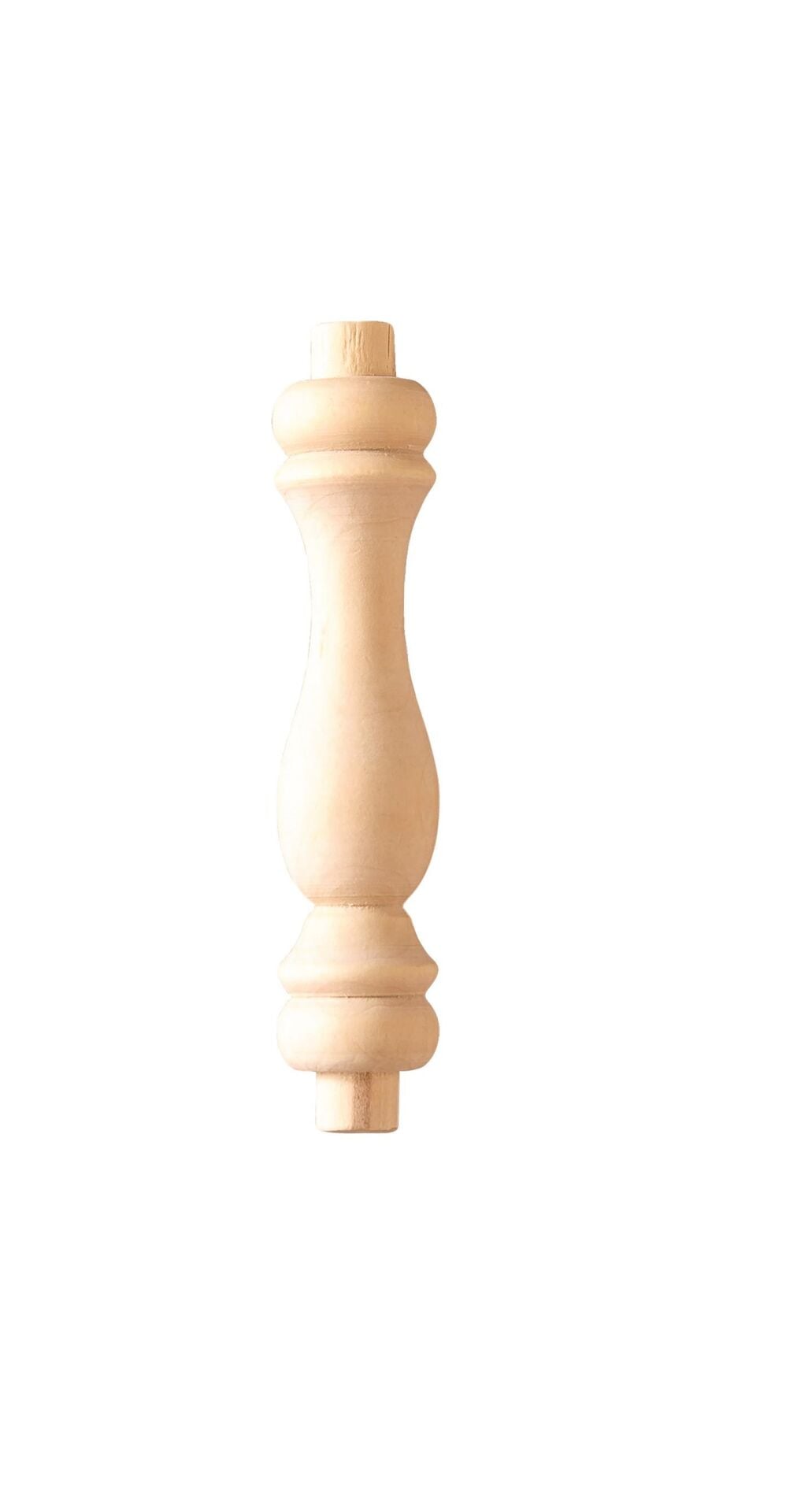 Ahşap Torna Piyon Boyanabilir Dekoratif Ev Ofis Aksesuar 2x8 cm