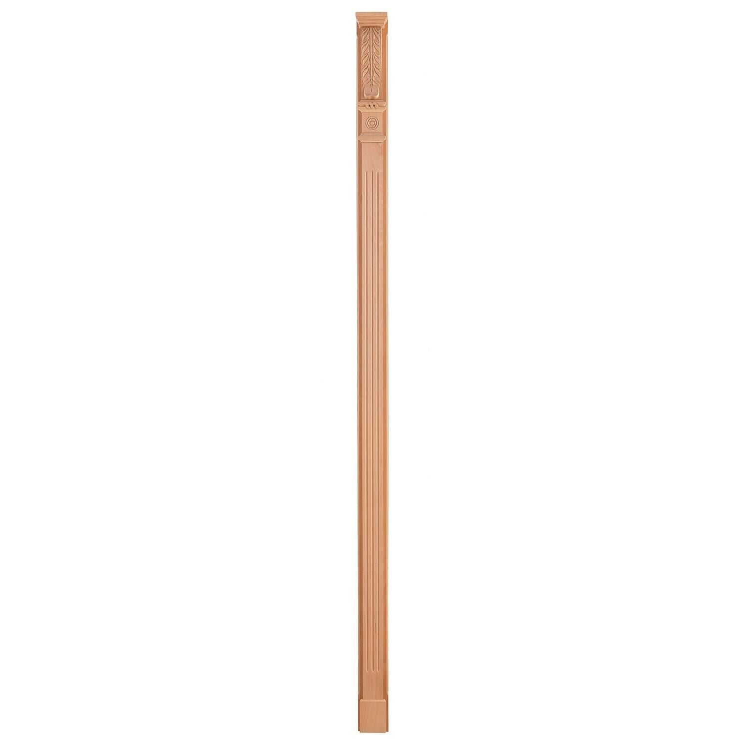 Ahşap Oymalı Sütun Roma Sütun Boyanabilir Dekoratif Aksesuar 240x6 cm ATS03