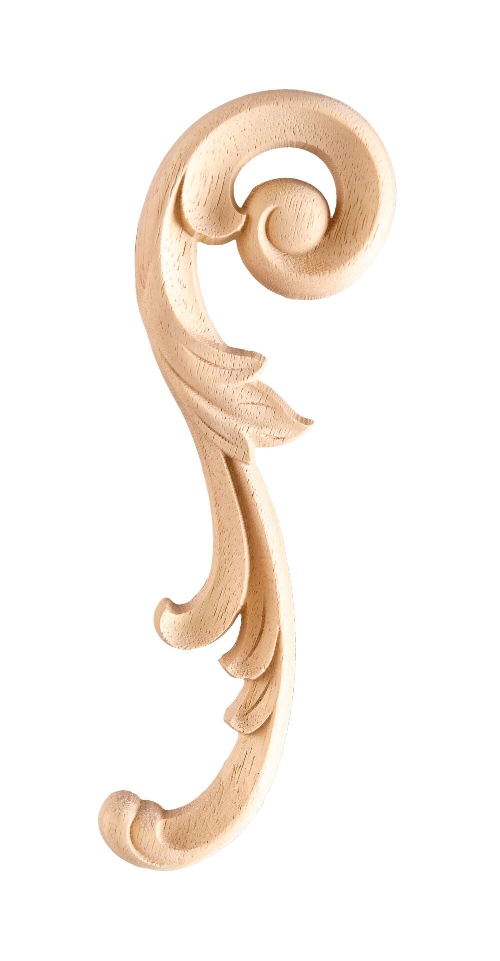 Köşe Aplik Dekoratif Aksesuar Boyanabilir İşlemeli Ahşap 25x7,5x1,2 cm KSS03