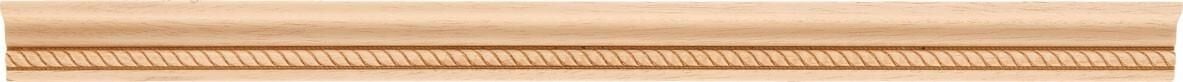 Ayous Ahşap Işık Bandı Halat Desenli Çıta Boyanabilir Dekoratif Aksesuar 42x29 mm MAC82
