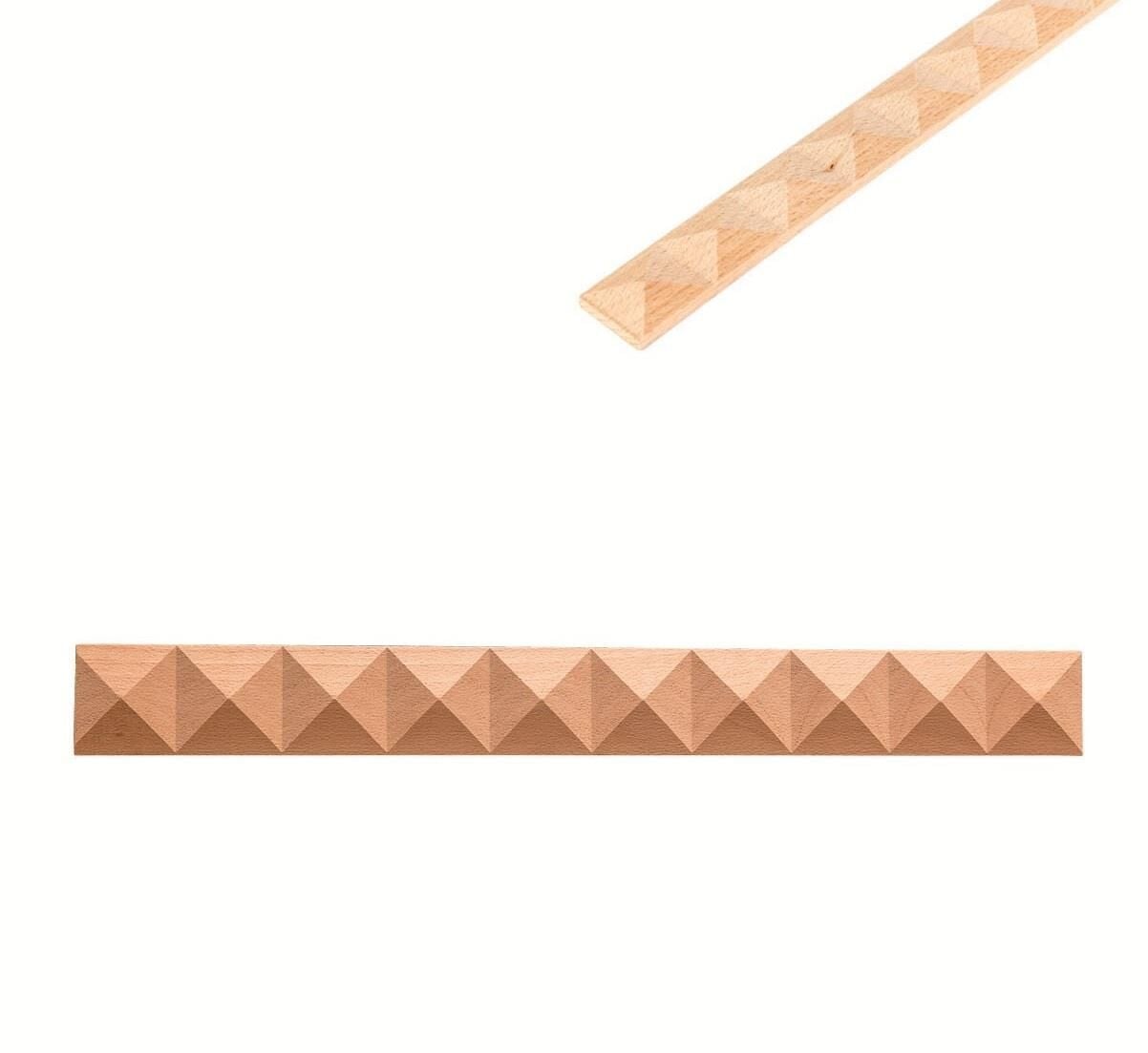 Kayın Çıta Baskılı Ahşap Desenli Dekoratif Aksesuar 40x7 mm-BC34