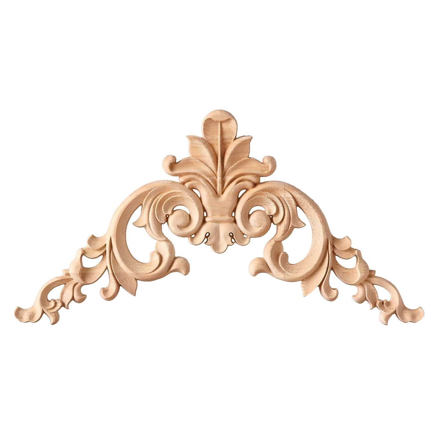 Köşe Aplik Dekoratif Aksesuar Boyanabilir İşlemeli Ahşap 30x30x1,2 cm OKA02