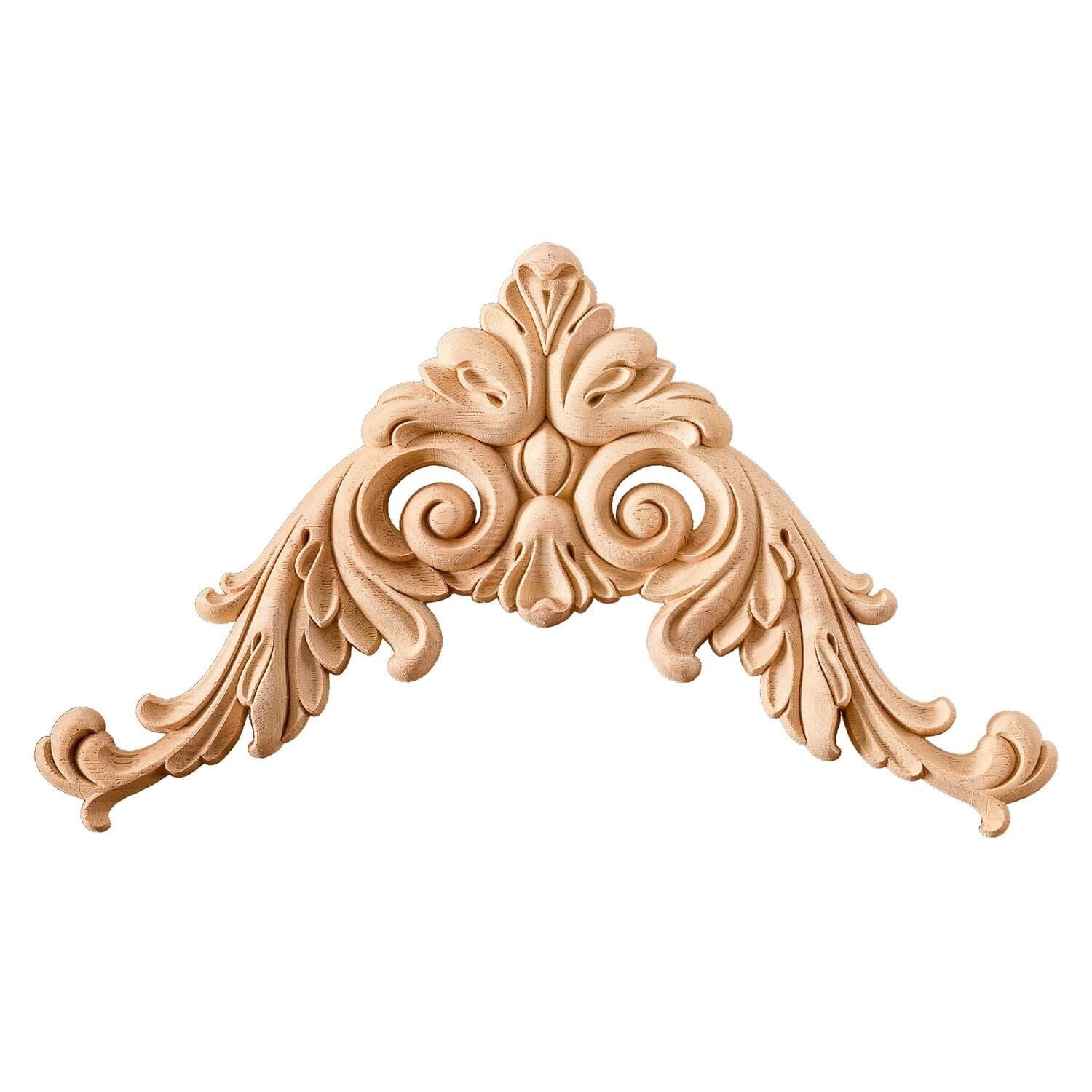 Köşe Aplik Dekoratif Aksesuar Boyanabilir İşlemeli Ahşap 30x30x2 cm OKA09