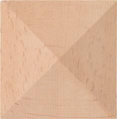 Kayın Piramit Duvar Aksesuarı 7x7 cm
