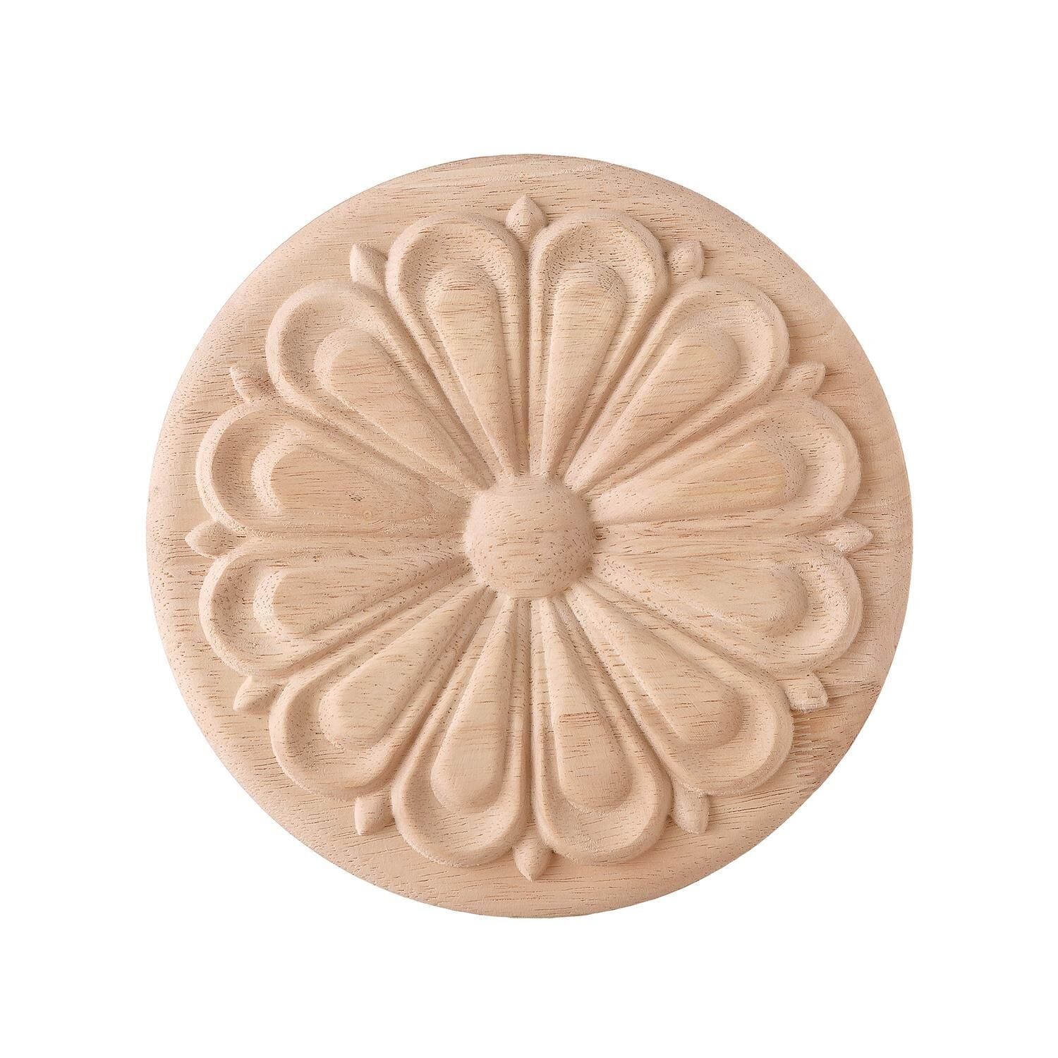 Aplik Motifli Rozet Boyanabilir Dekoratif Aksesuar 12x1 CM-OA84