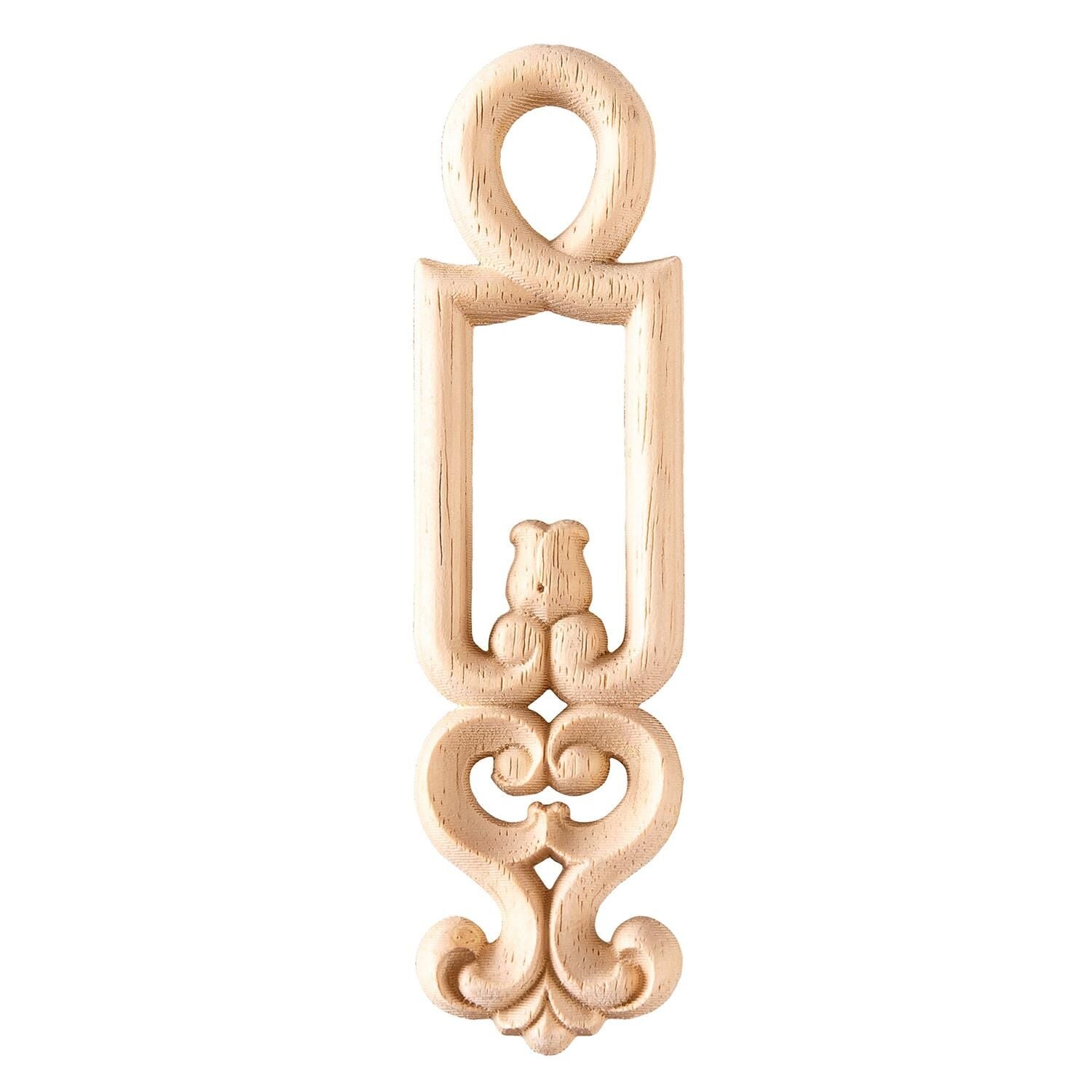 Aplik Motifli Rozet Boyanabilir Dekoratif Aksesuar 21x6x1 CM-OA181