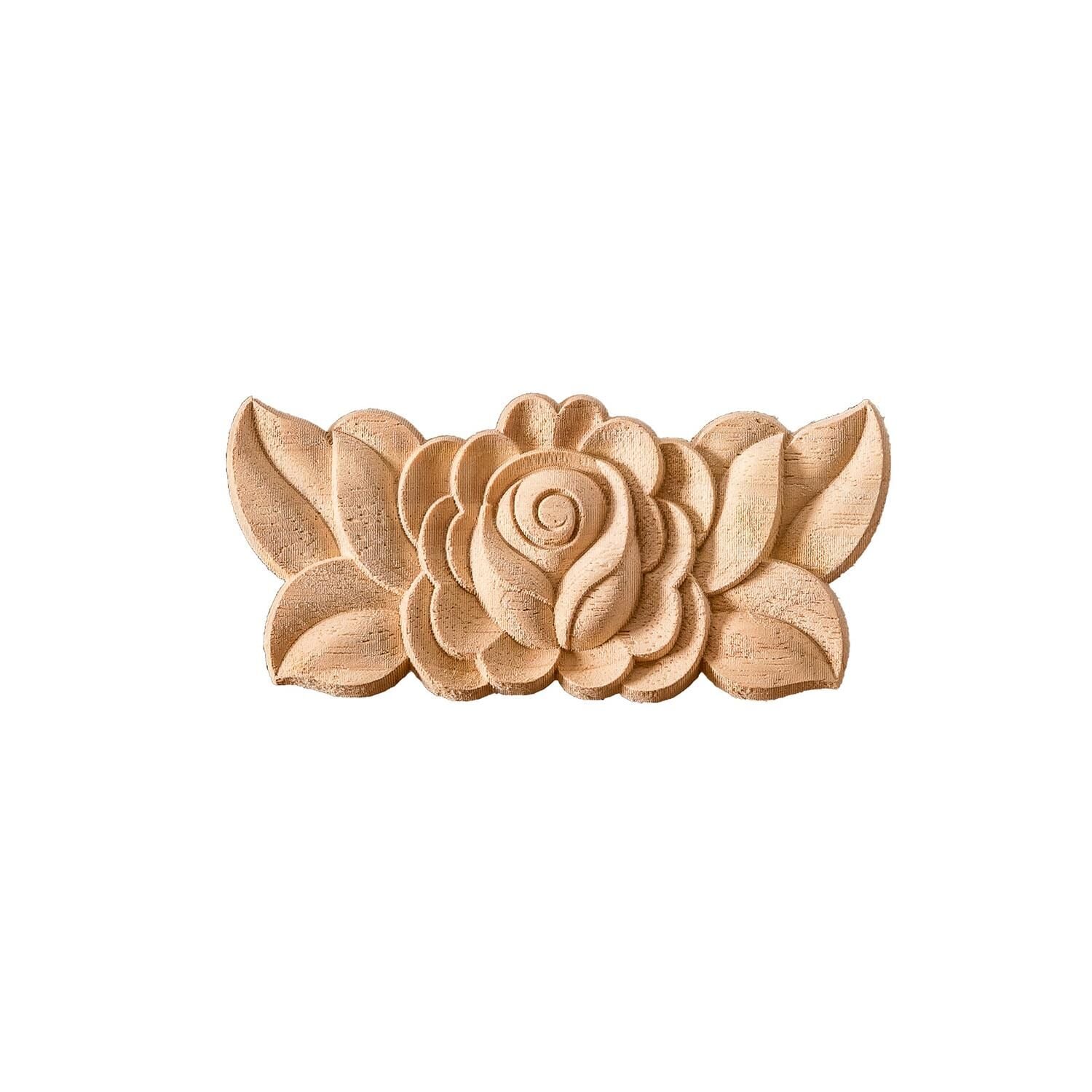 Aplik Motifli Rozet Boyanabilir Dekoratif Aksesuar 9x3,5x1 CM-OA295