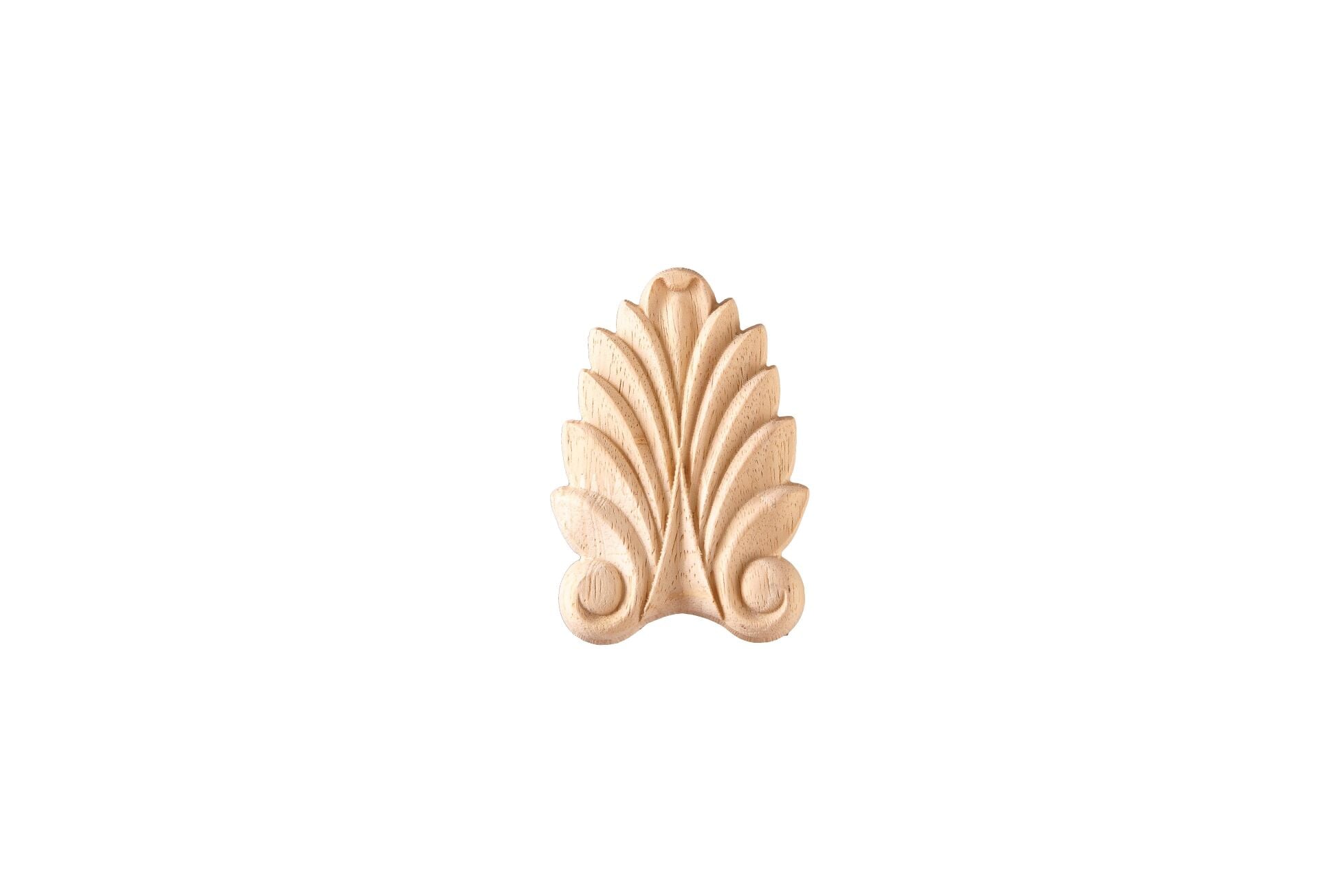 Aplik Motifli Rozet Boyanabilir Dekoratif Aksesuar 8x5x1,6 CM-OA154