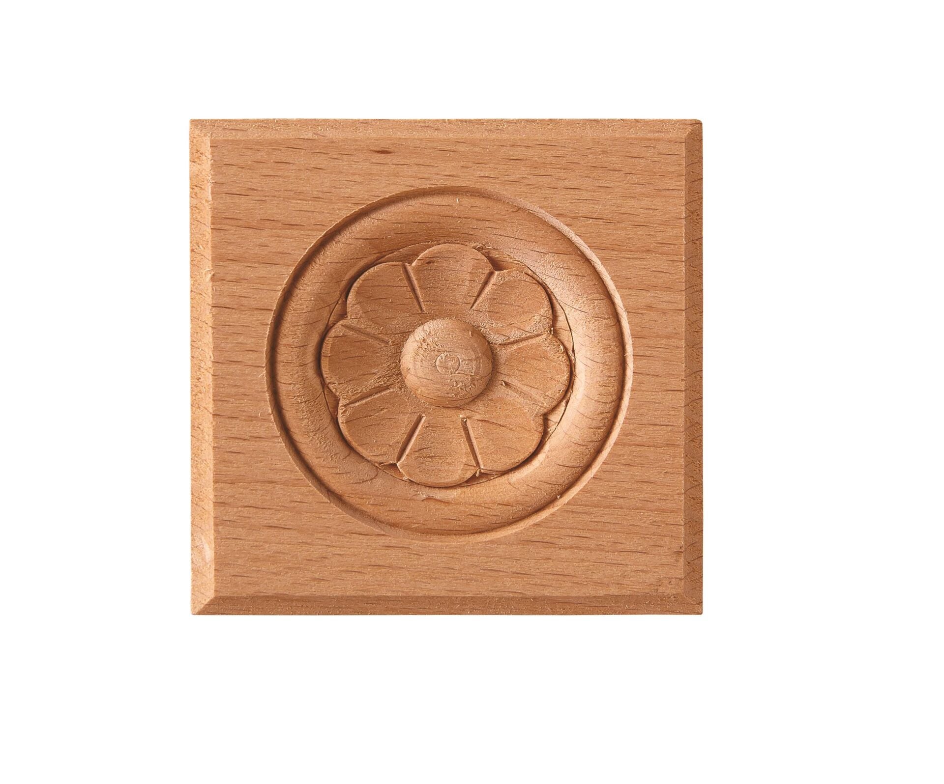 Aplik Motifli Rozet Boyanabilir Dekoratif Aksesuar 6x6x1 CM