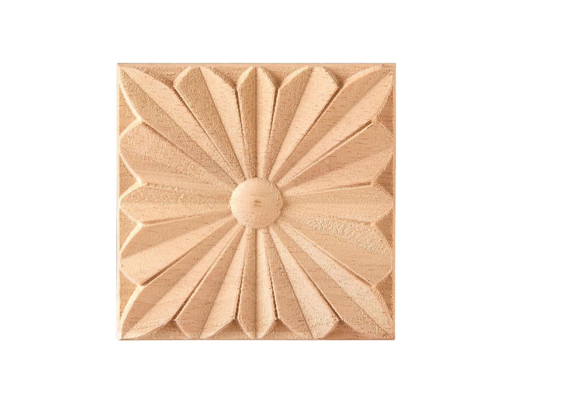Aplik Motifli Rozet Boyanabilir Dekoratif Aksesuar 6x6x0,8 CM-OA95
