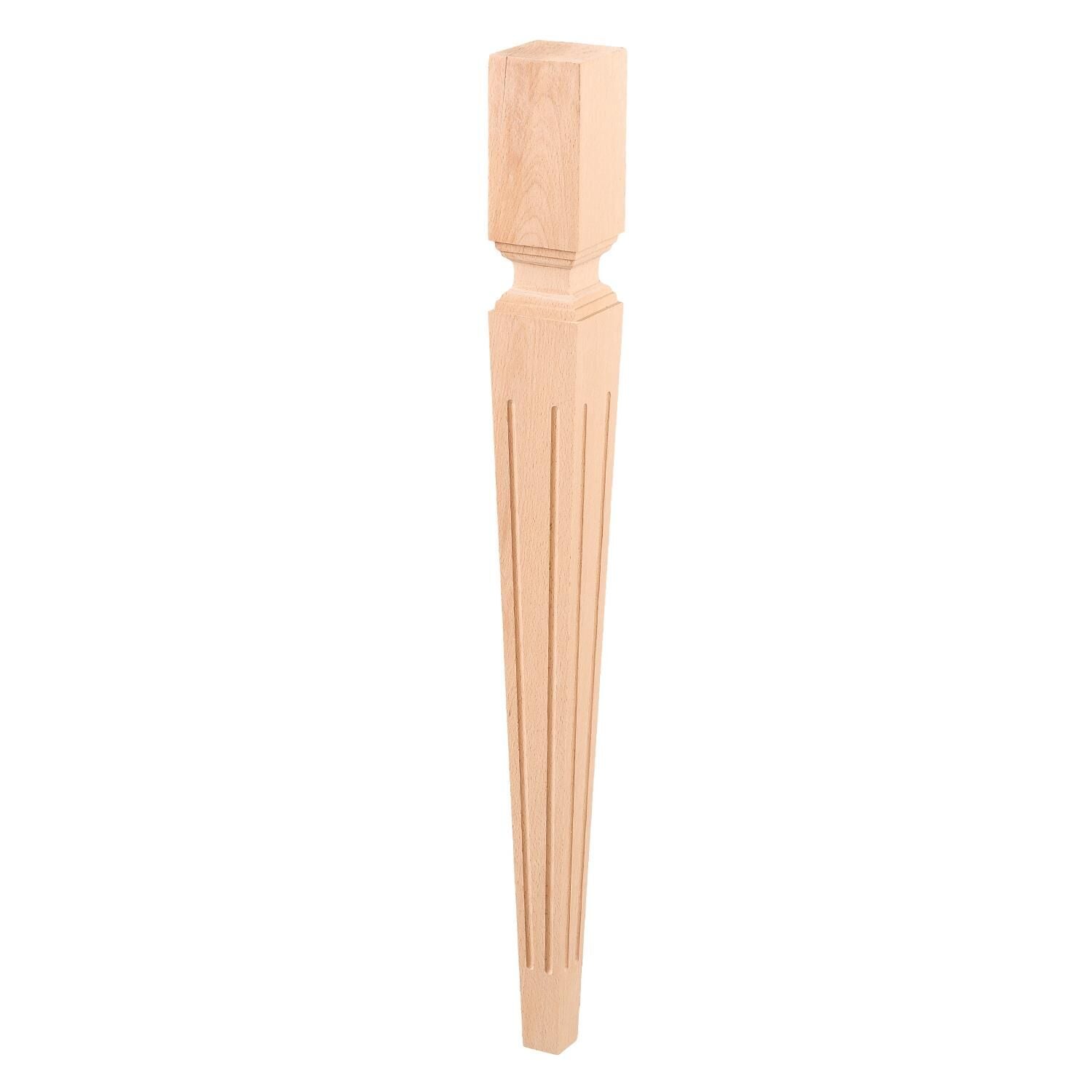 Torna Ahşap Ayak Sehpa Masa Dresuar Ayağı Desenli Torna Ayak 7x7x45 cm