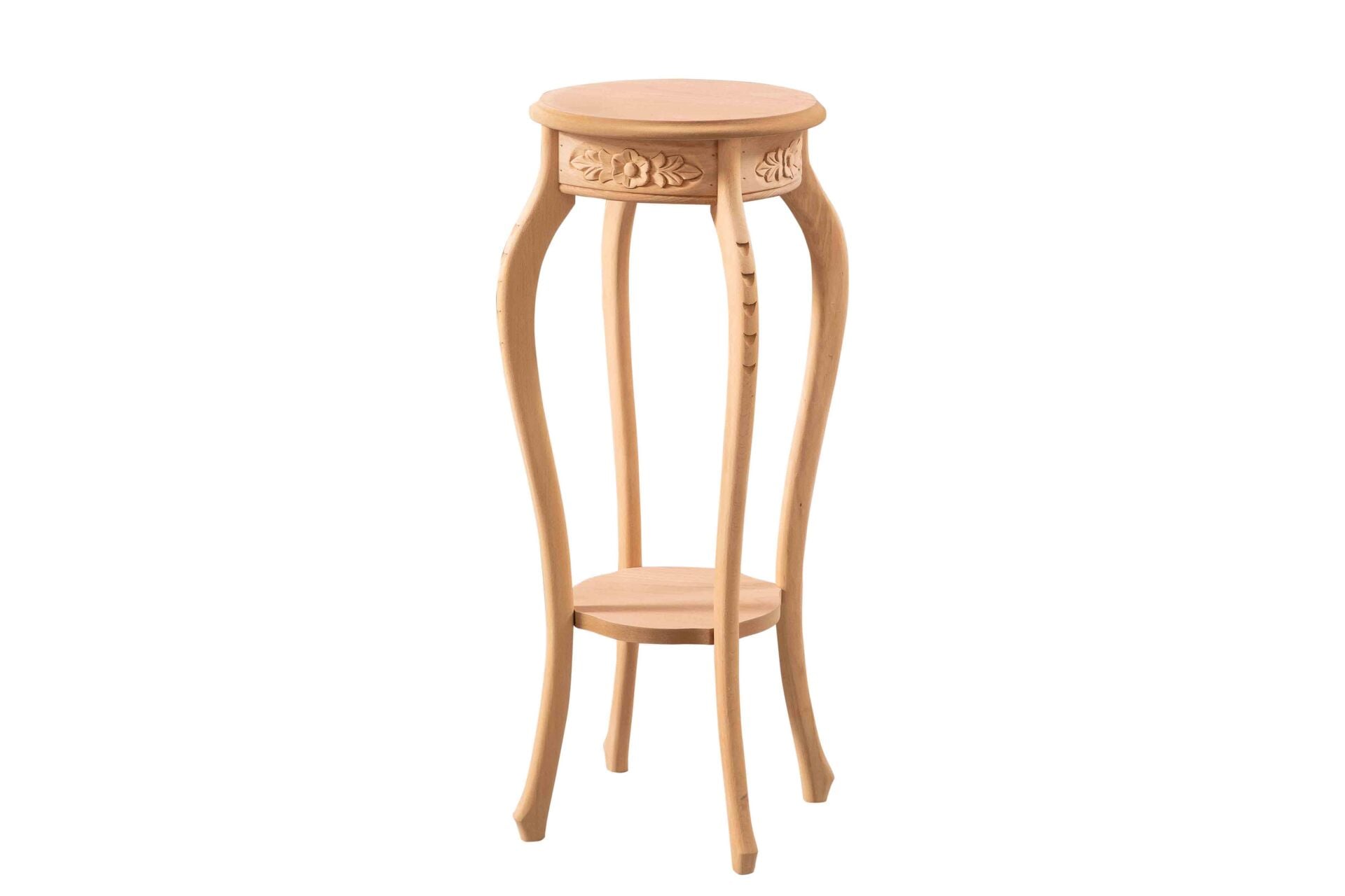 YUVARLAK YÜKSEK OYMALI SAKSILIK 30X30X82